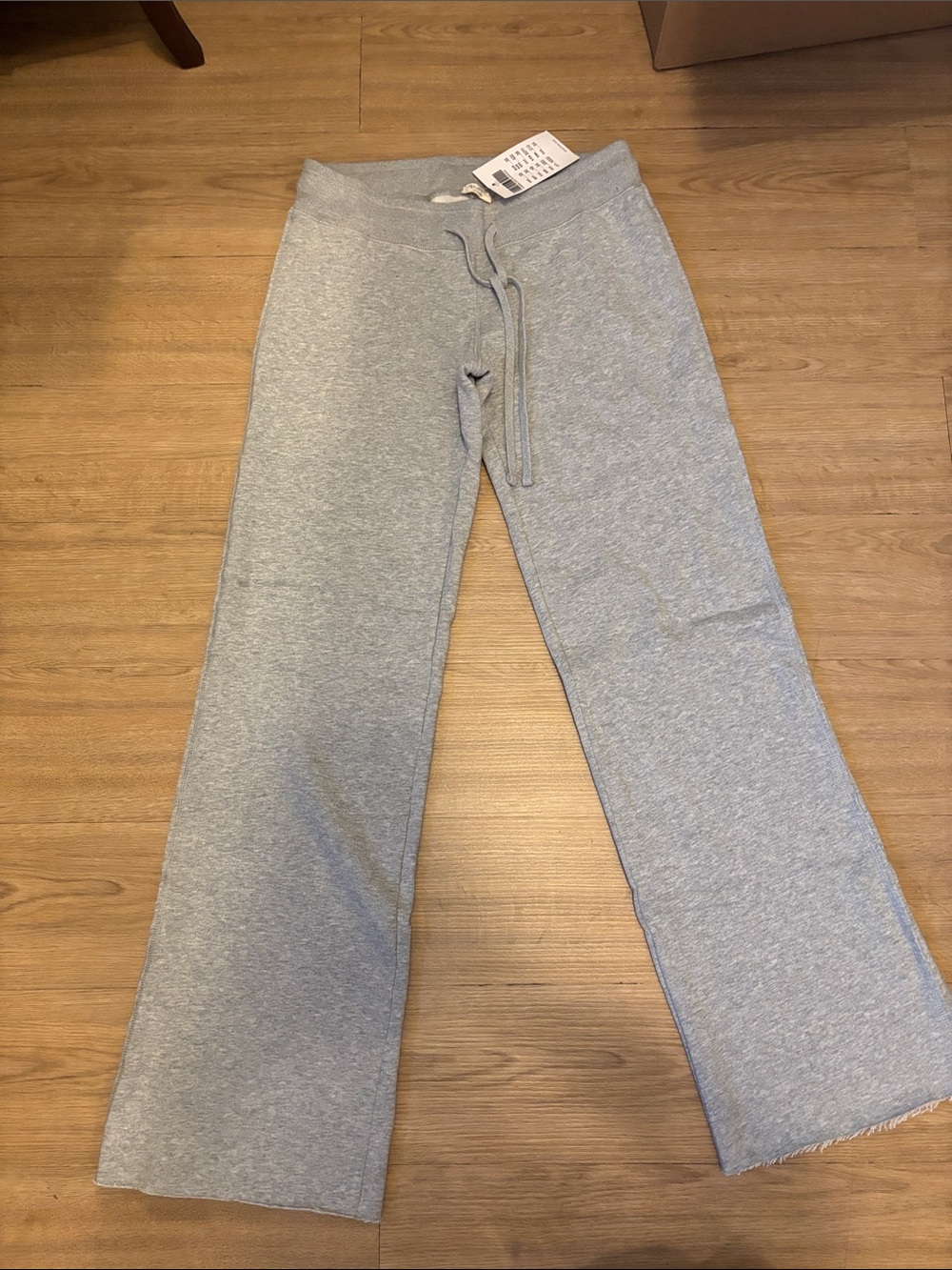 Brandy Melville Gray Knit Drawstring Lounge Pants